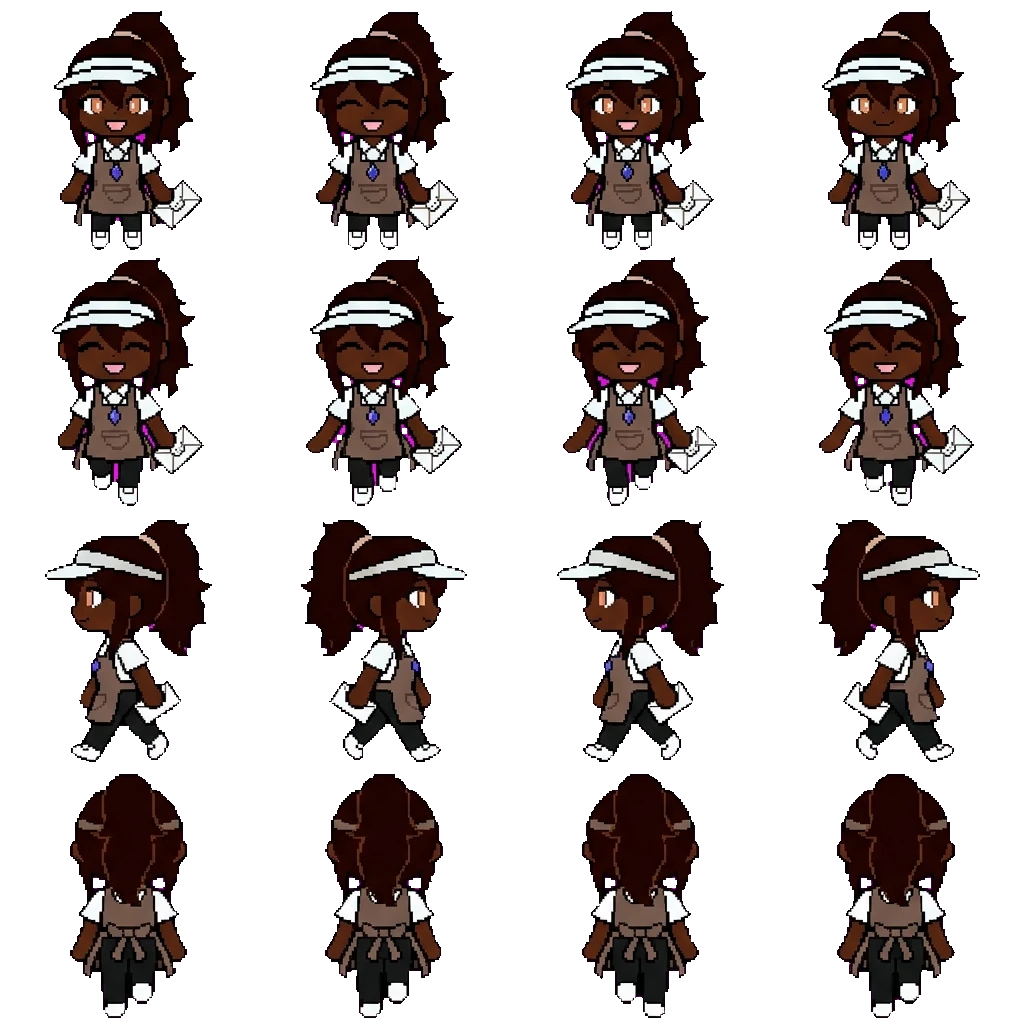 Carol movement sprite