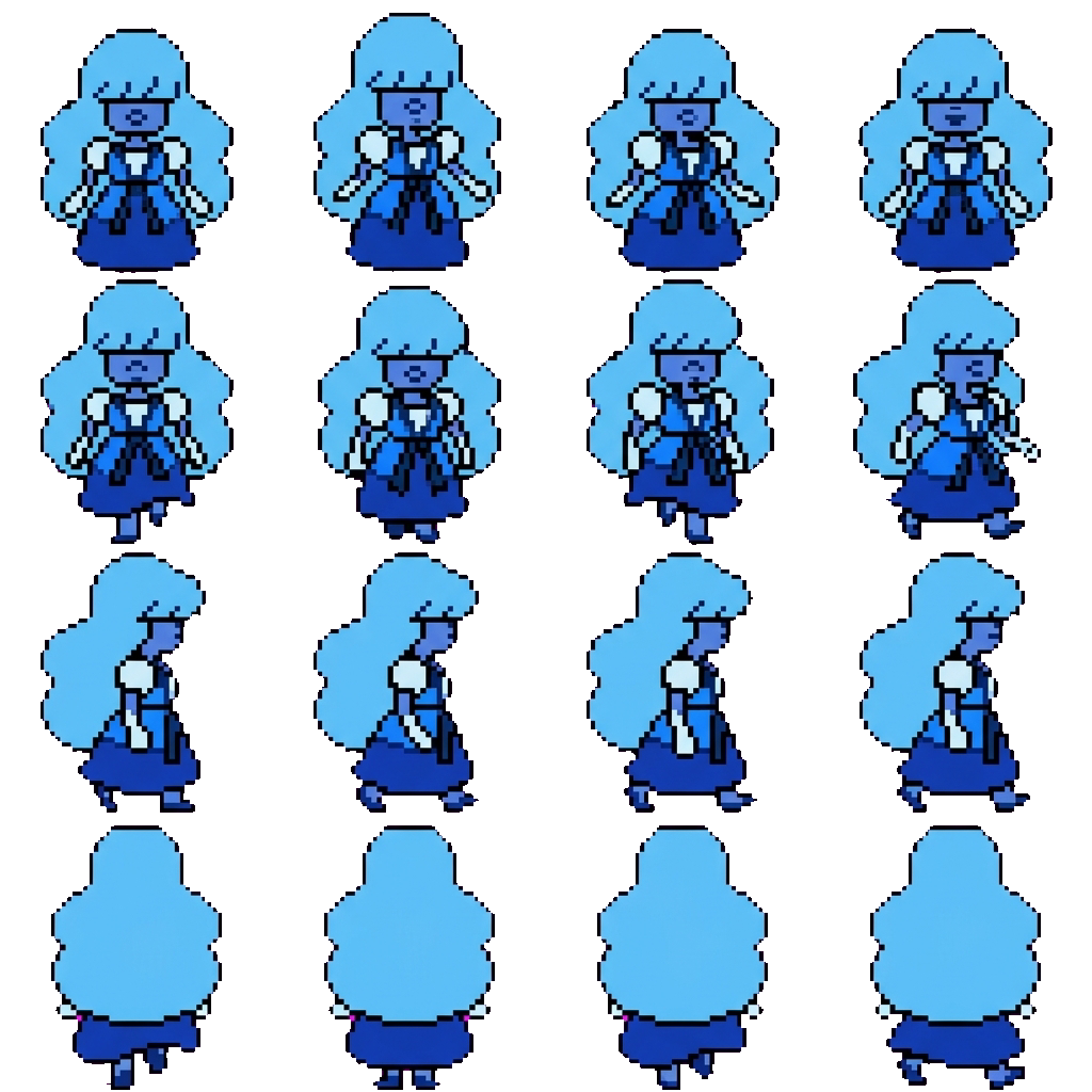 Sapphire movement sprite