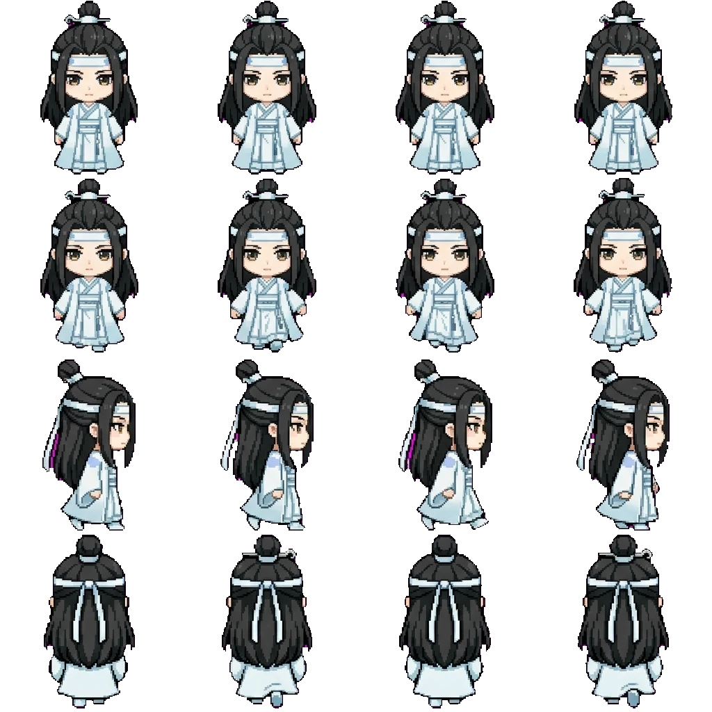 Lan Wangji movement sprite
