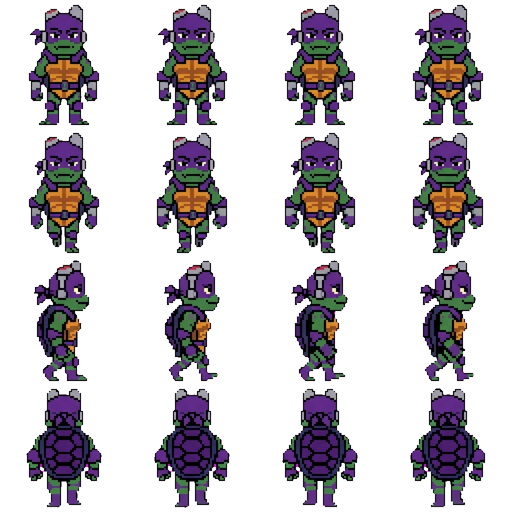 Donatello movement sprite