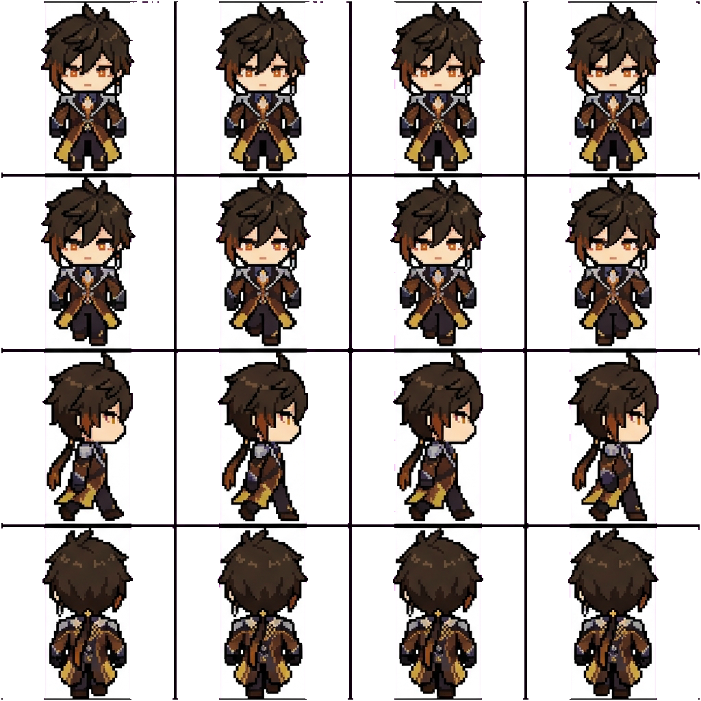 Zhongli movement sprite