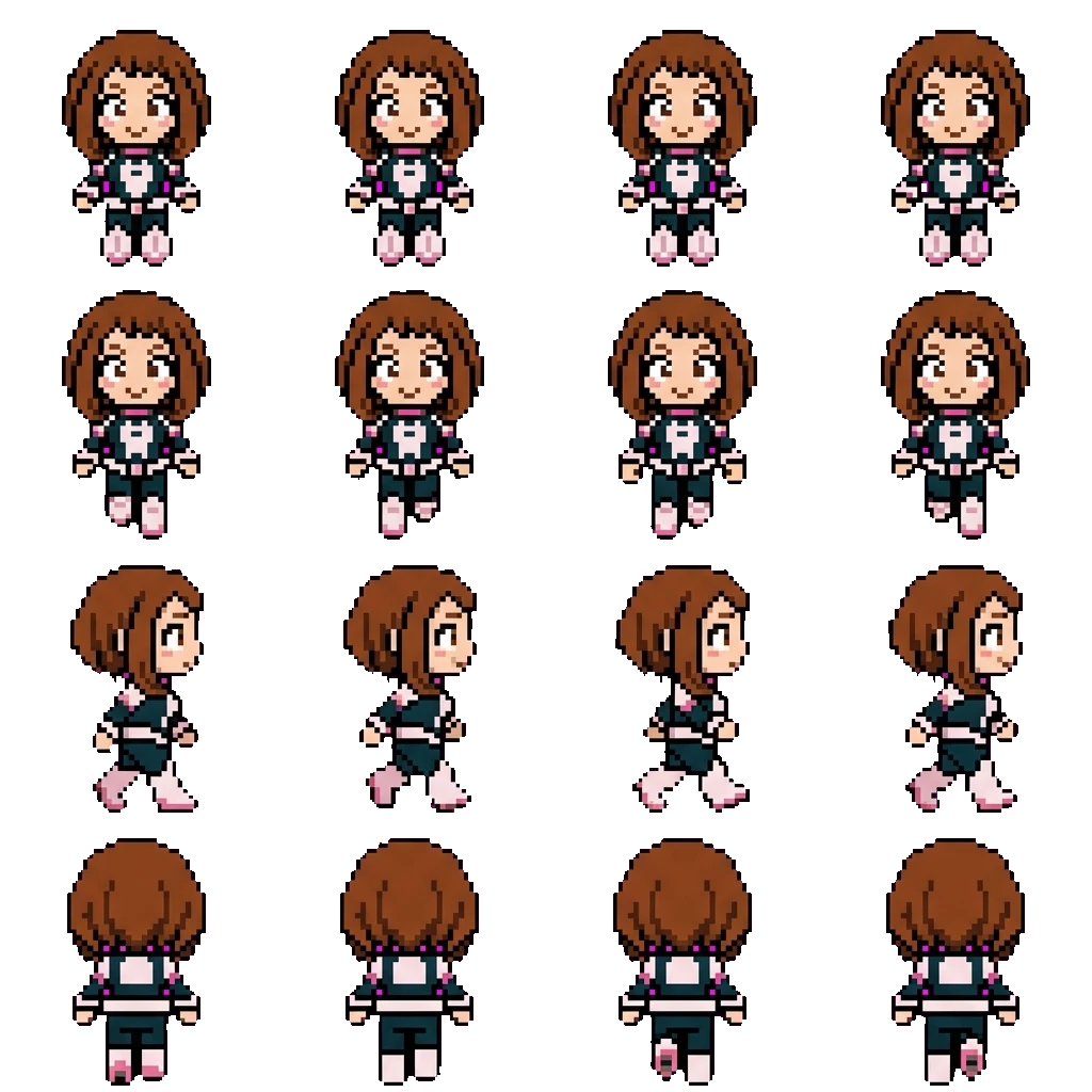 Uraraka movement sprite