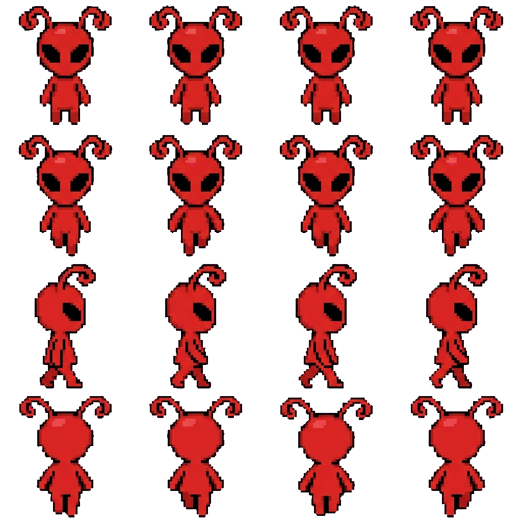 Mike movement sprite