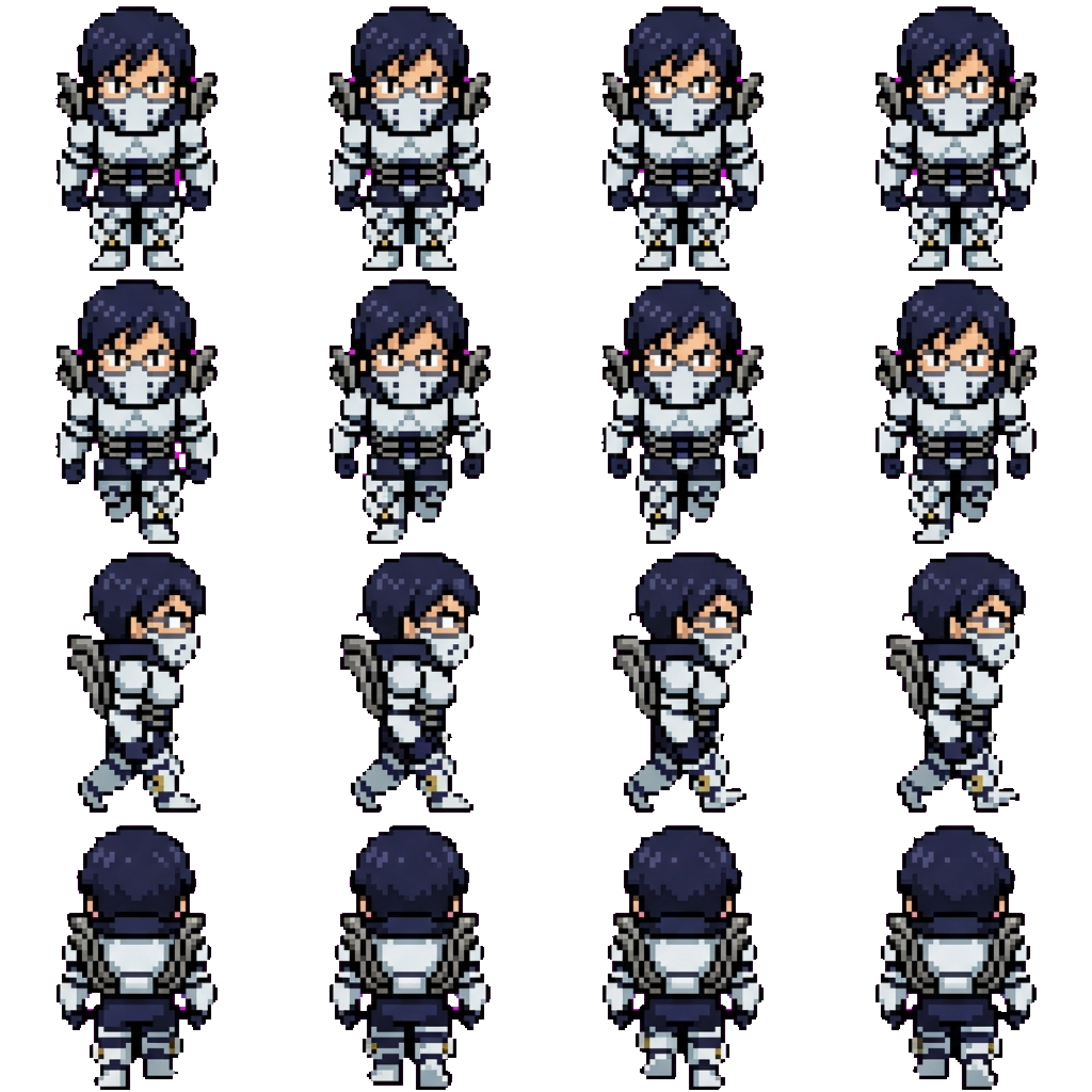 Tenya Iida movement sprite