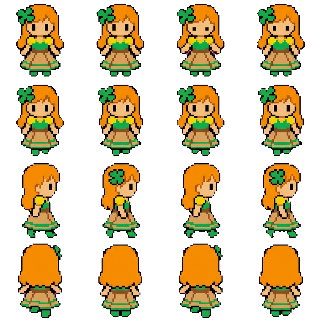 Clover movement sprite
