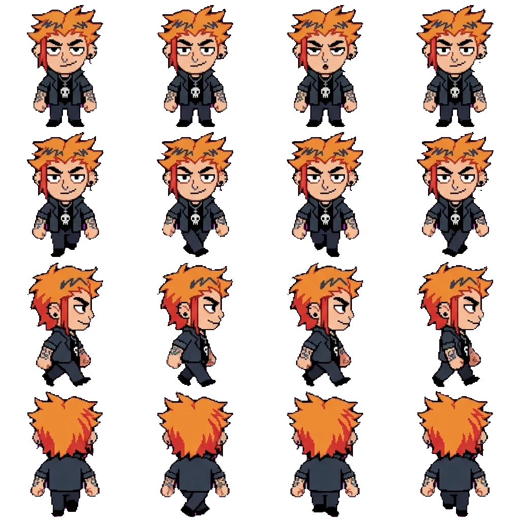 Nikki movement sprite