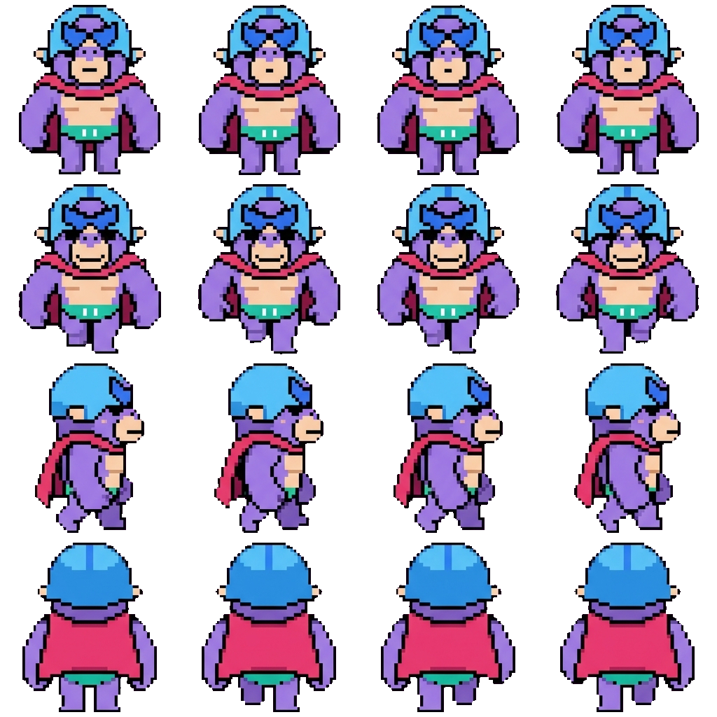 Pierce movement sprite