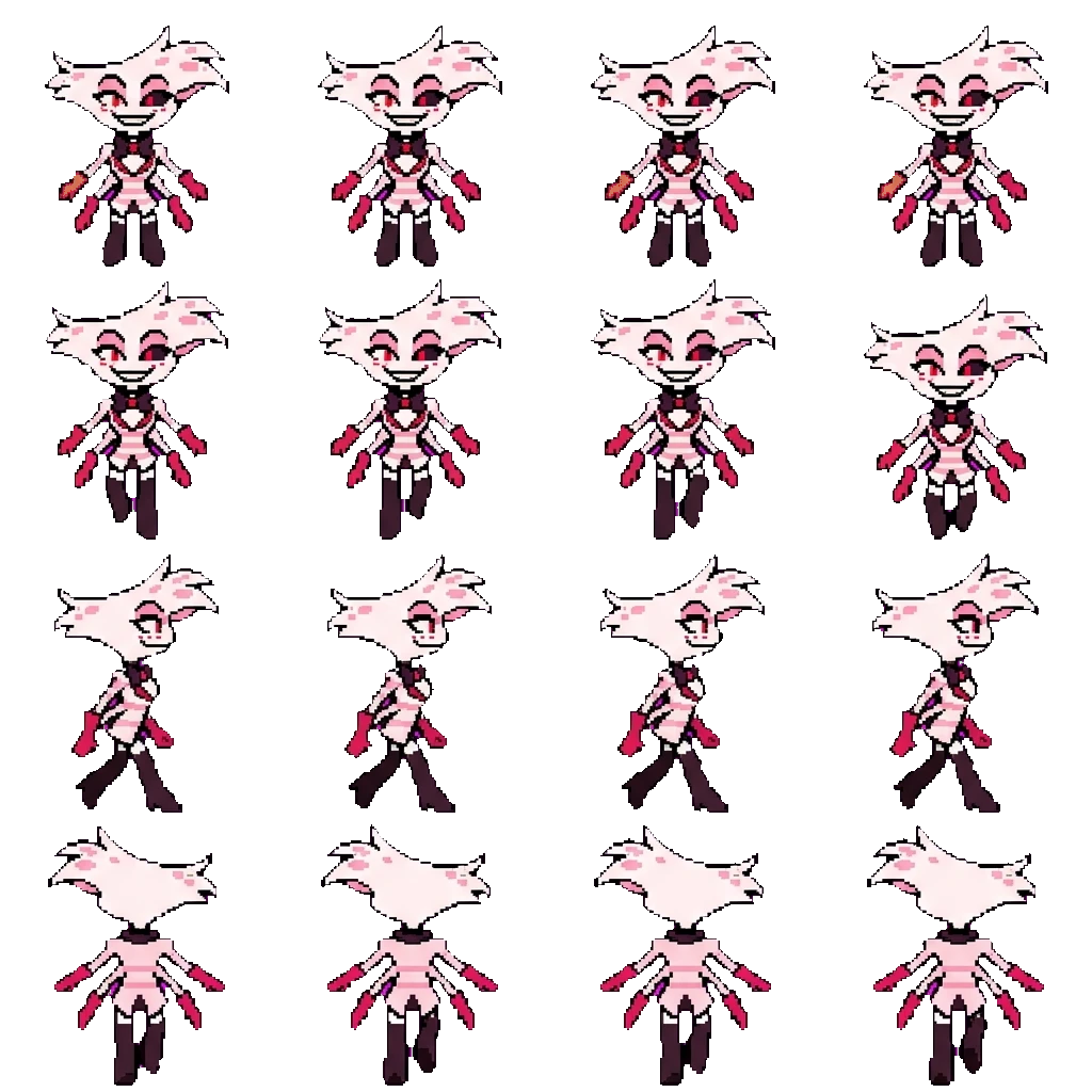 Angel Dust movement sprite
