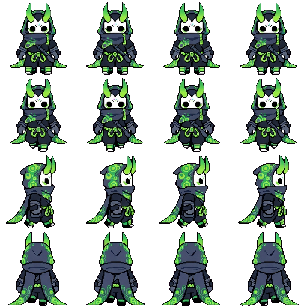 Shuriken movement sprite