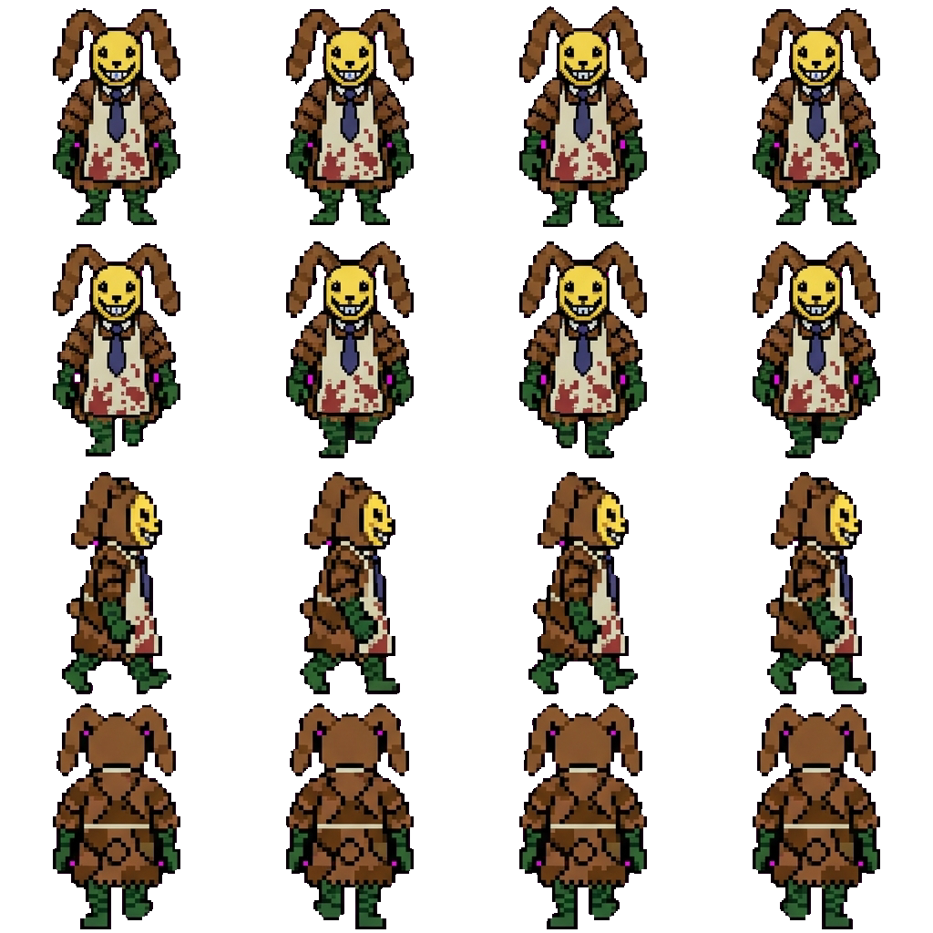 Pumpkin Rabbit movement sprite