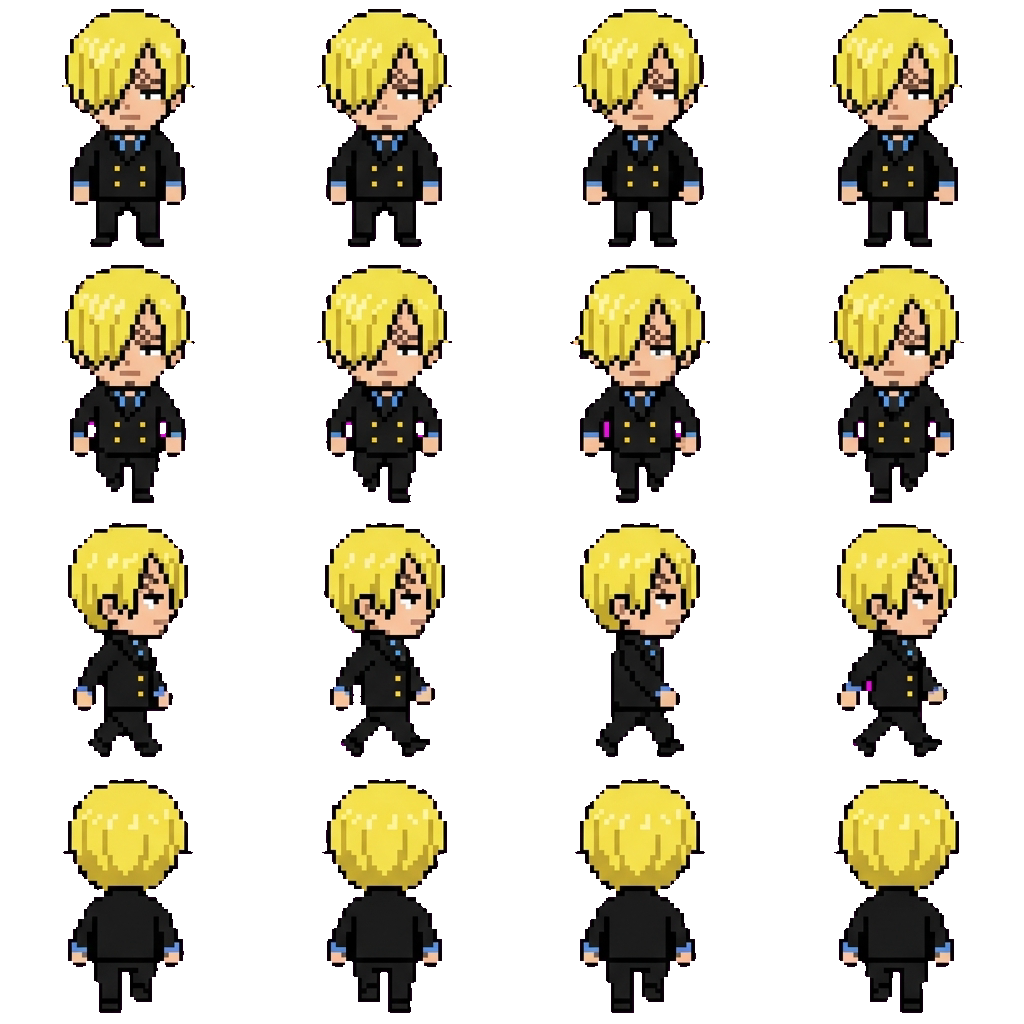 Sanji movement sprite
