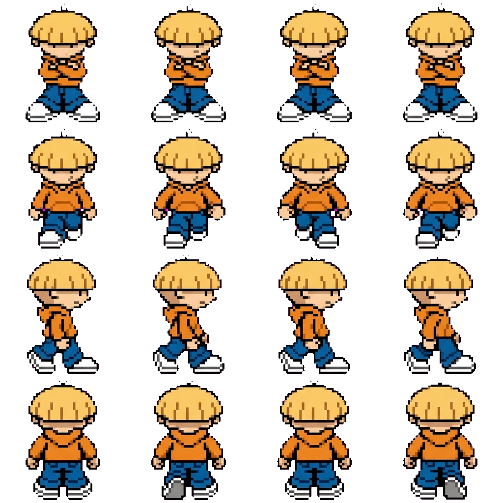 Numbuh 4 movement sprite