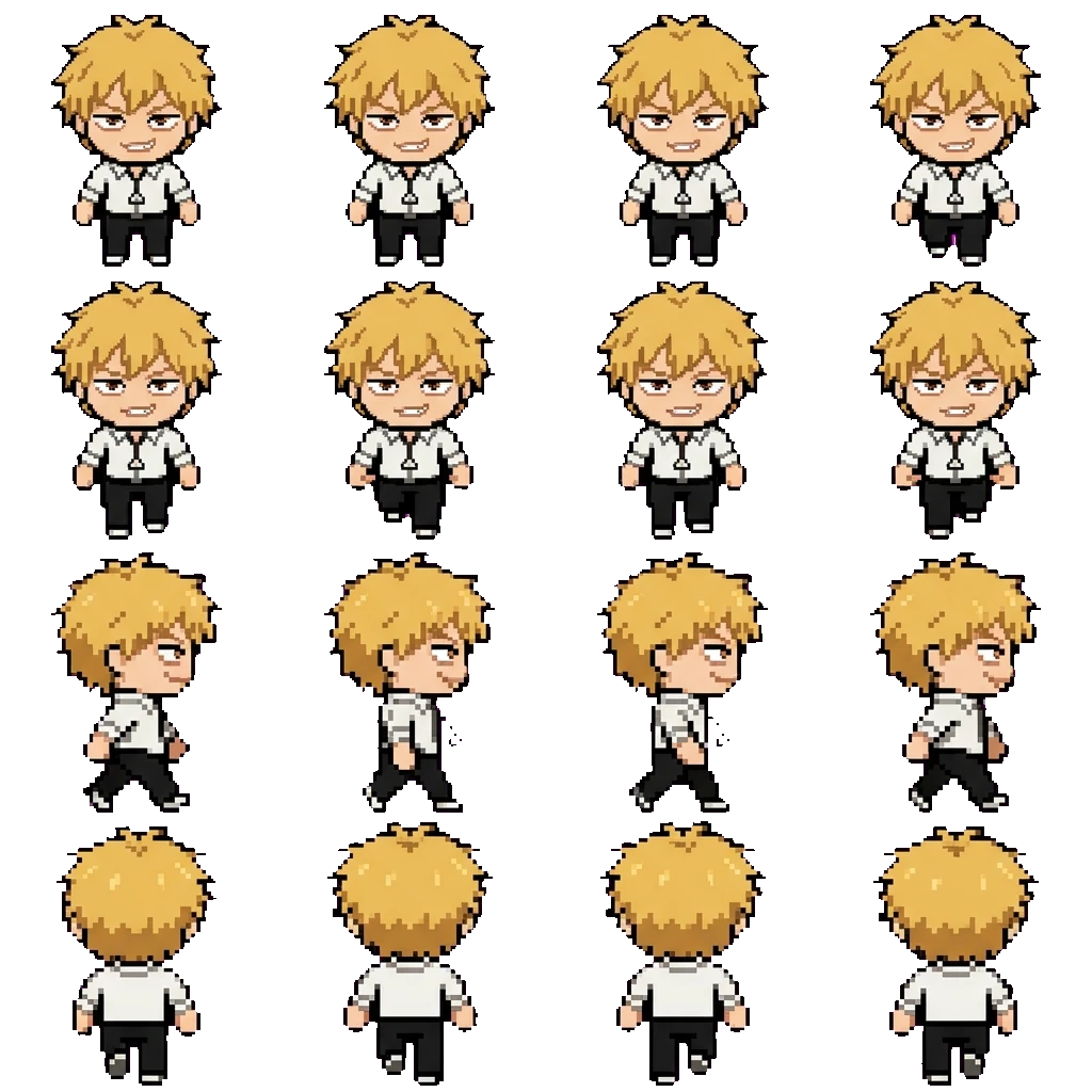Denji movement sprite