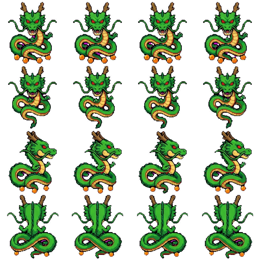 Shenron movement sprite