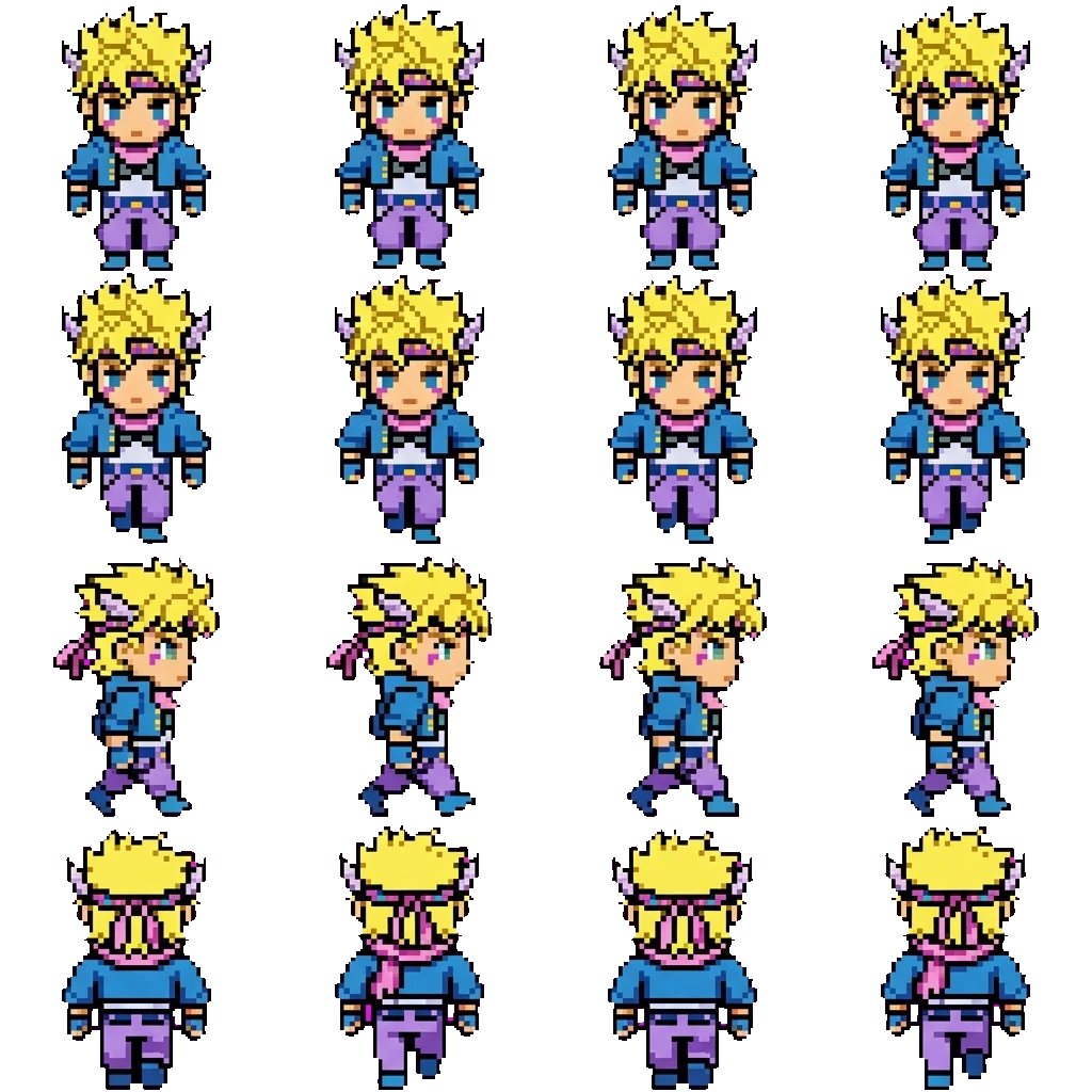 Caesar Zeppeli movement sprite