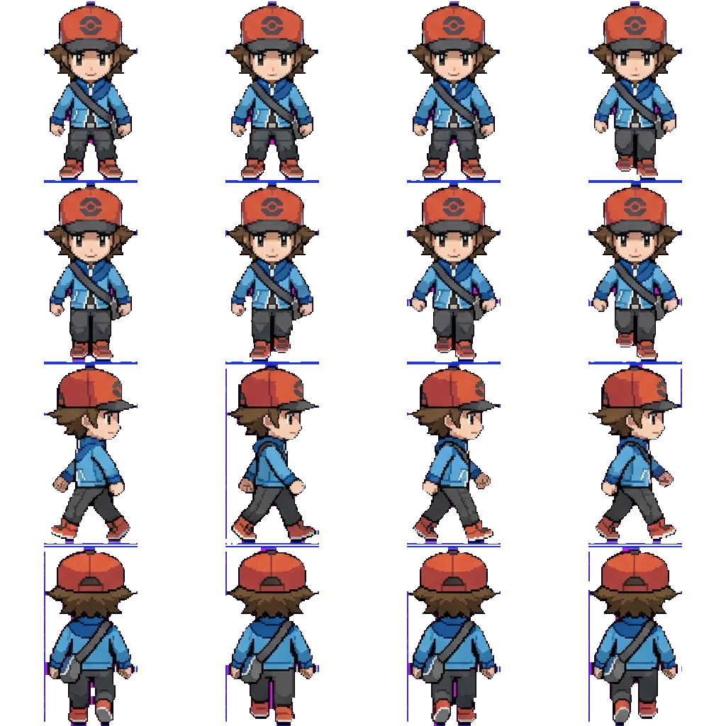 Hilbert movement sprite