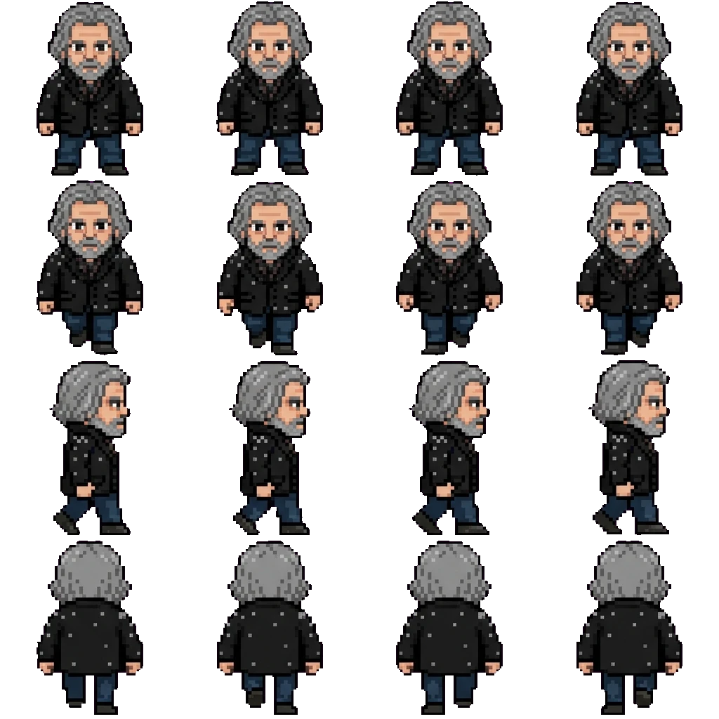 Hank movement sprite