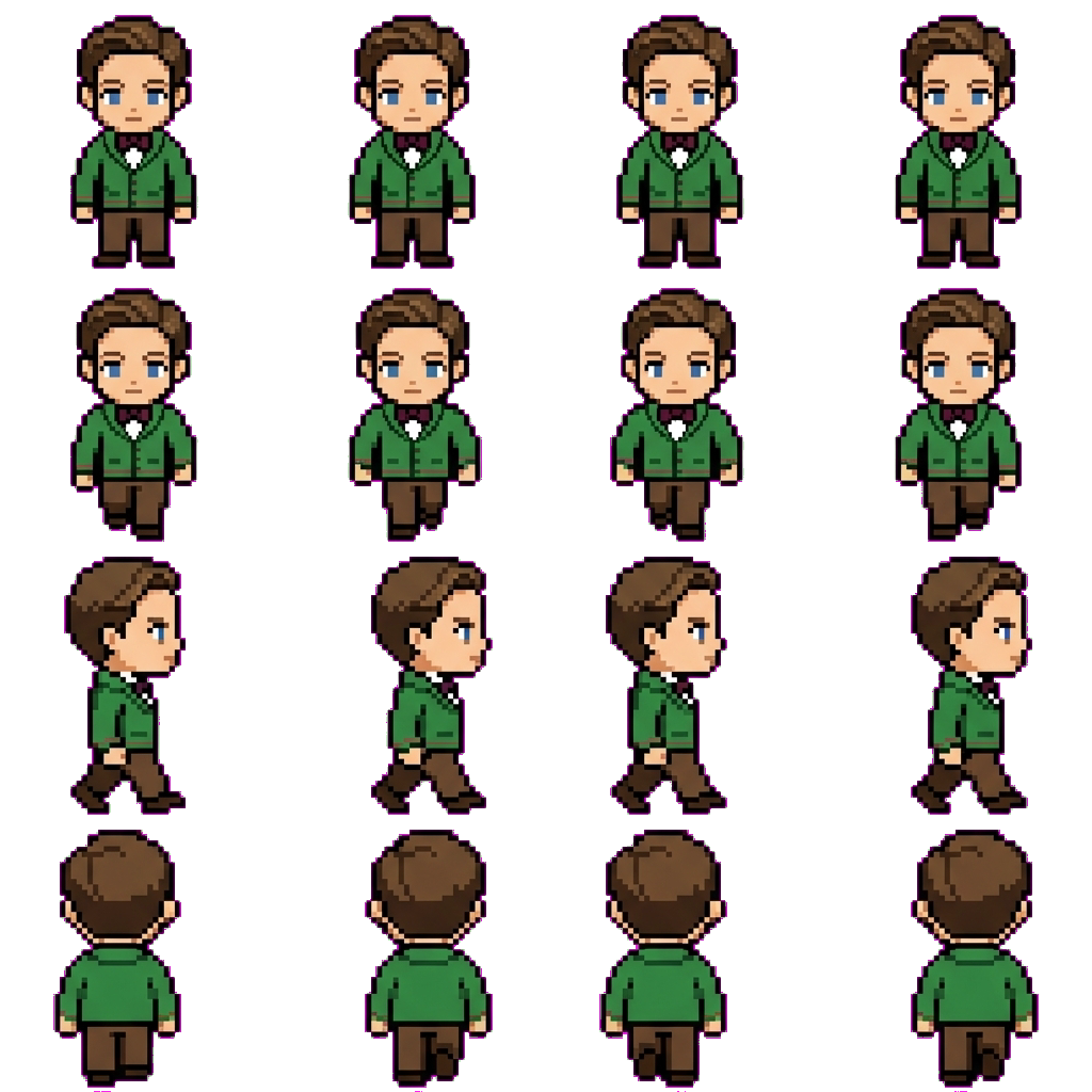 Nick Carraway movement sprite