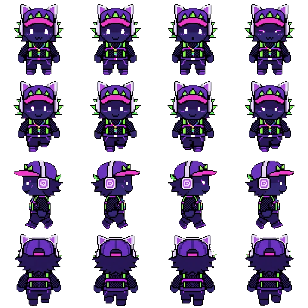 Azure movement sprite