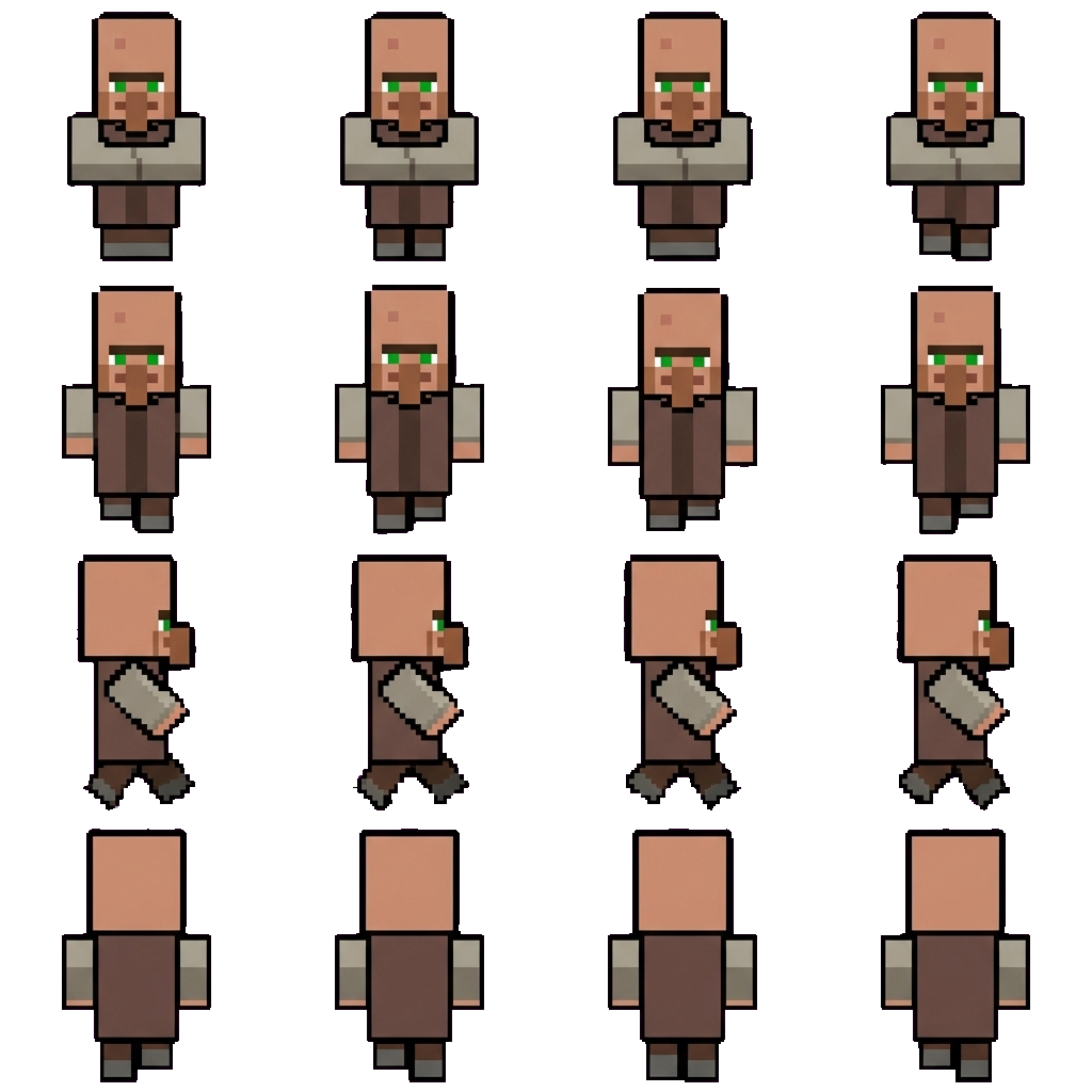 Homeless Villager movement sprite