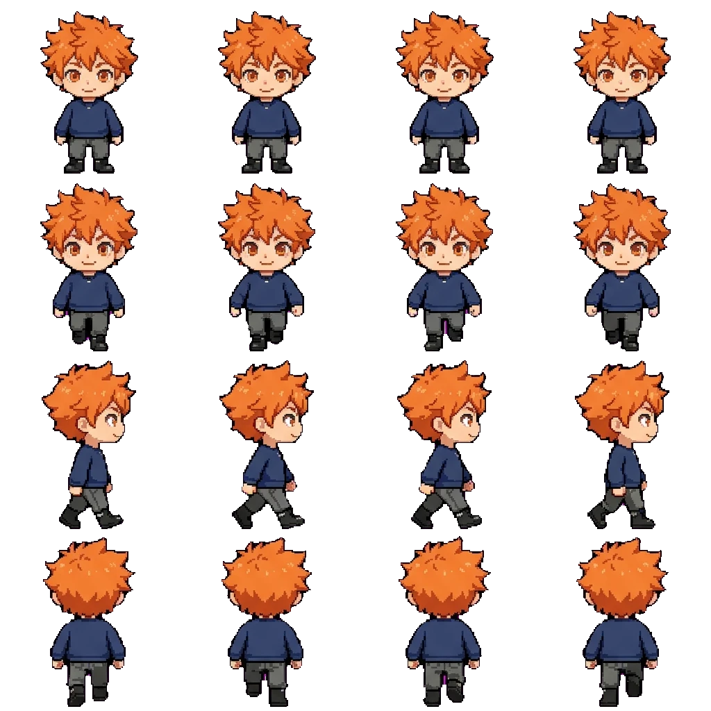 Hinata Shoyo movement sprite