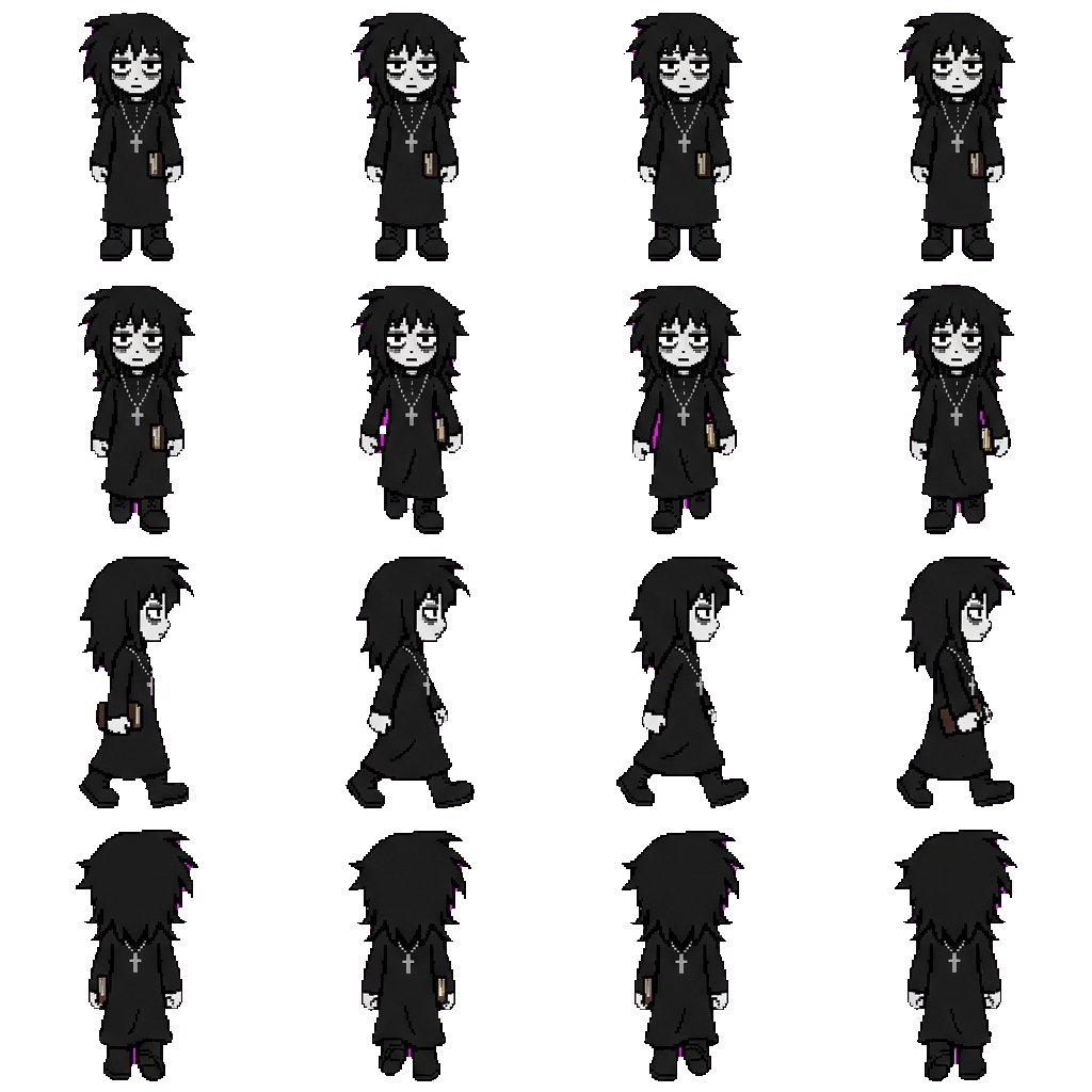 PsychoJesus movement sprite