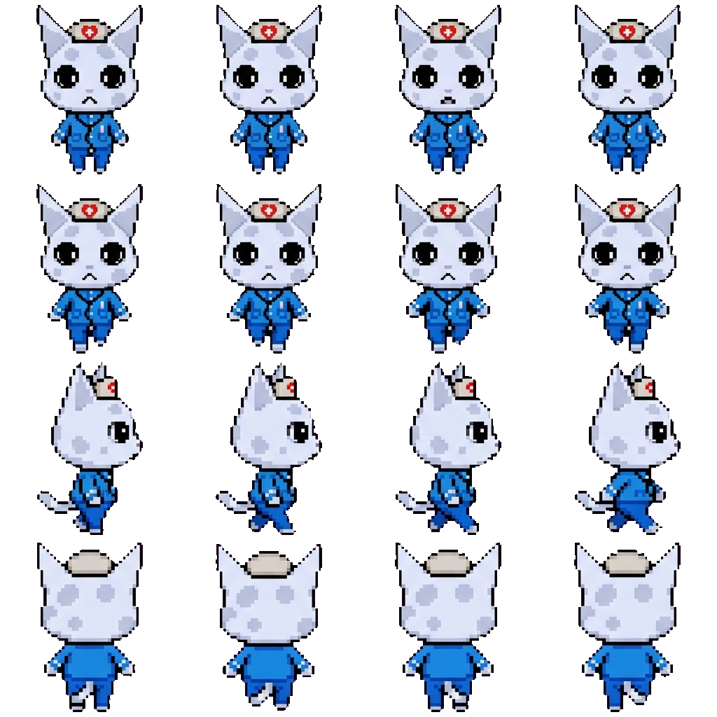 Head nurse movement sprite