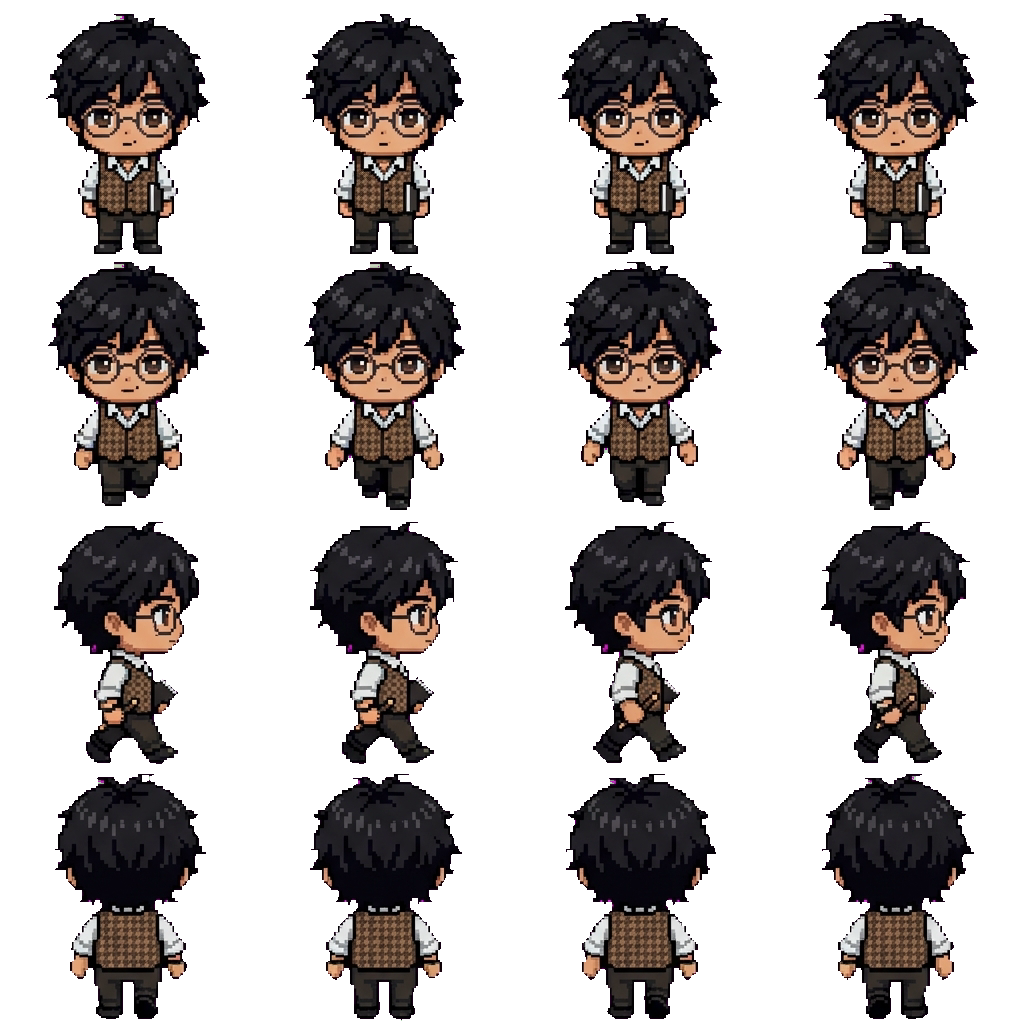 Casey movement sprite