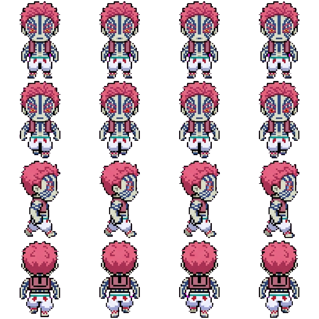Akaza movement sprite