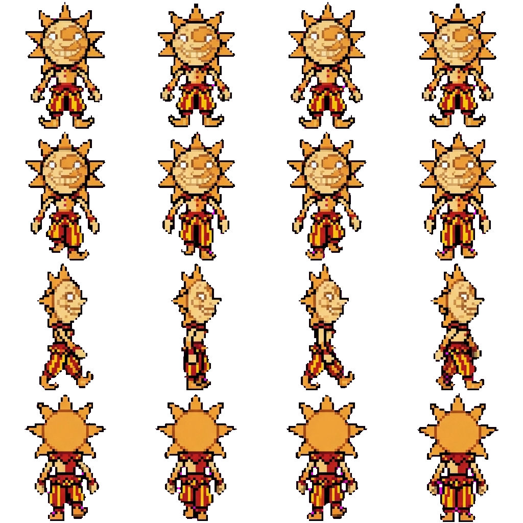 Sun movement sprite