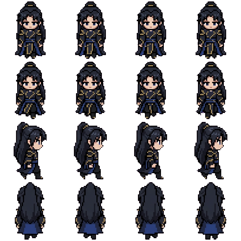 Ло Цан movement sprite