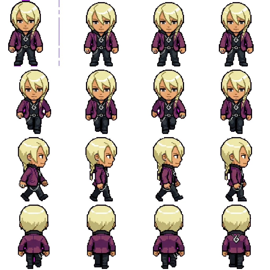 Klavier Gavin movement sprite