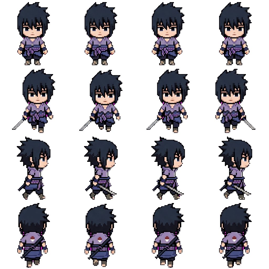 Sasuke movement sprite