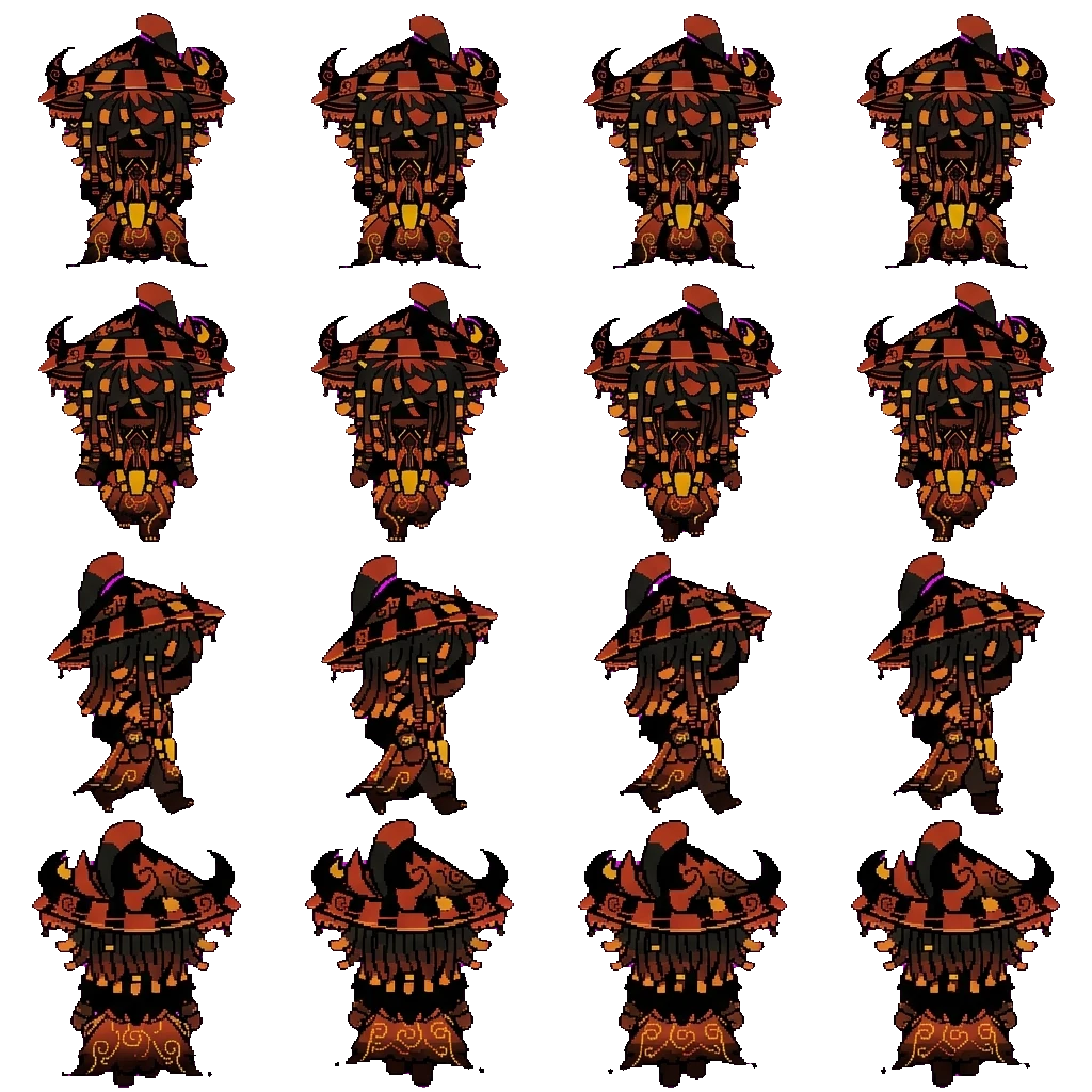 Flame movement sprite
