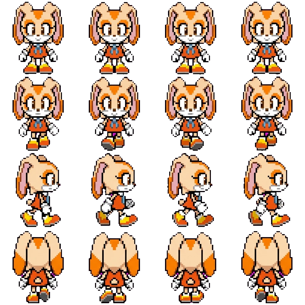 Cream movement sprite