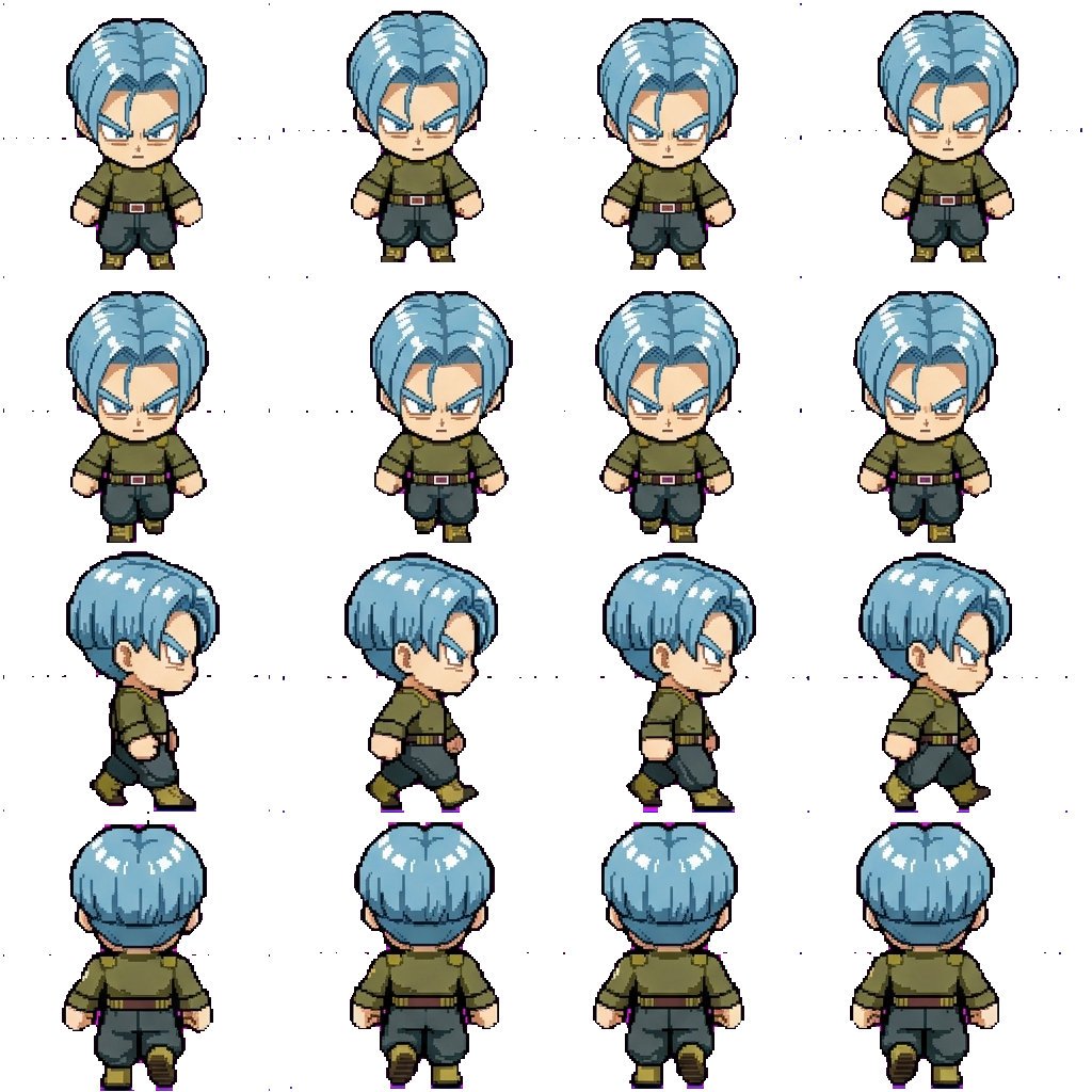 Trunks movement sprite