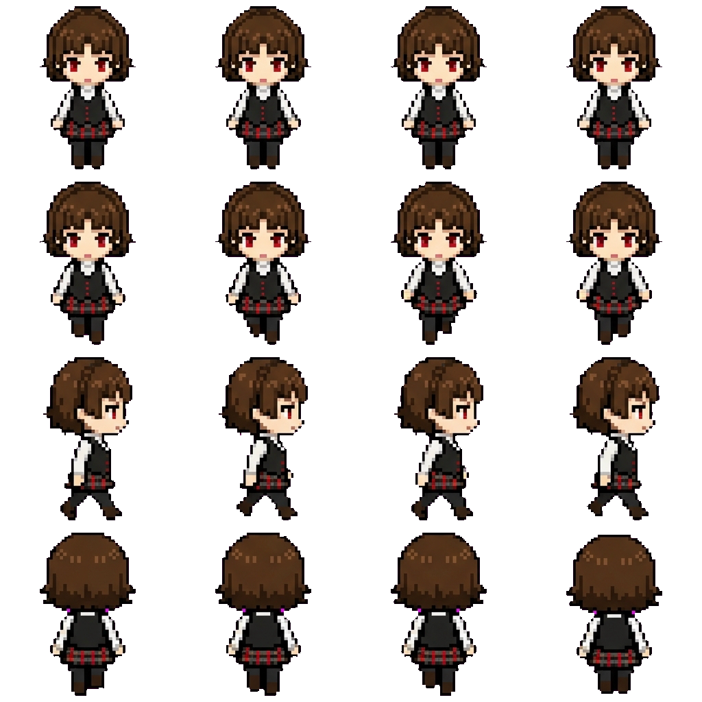Makoto movement sprite