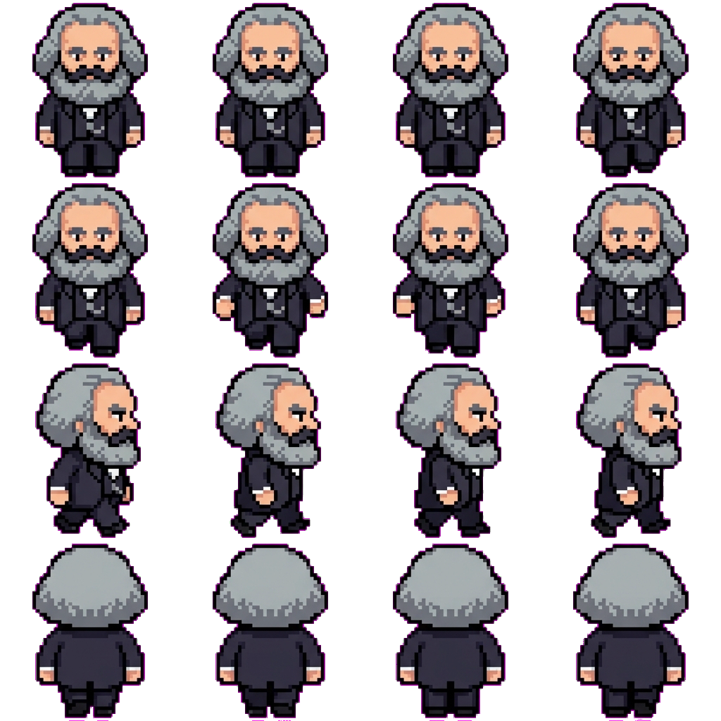 Karl Marx movement sprite