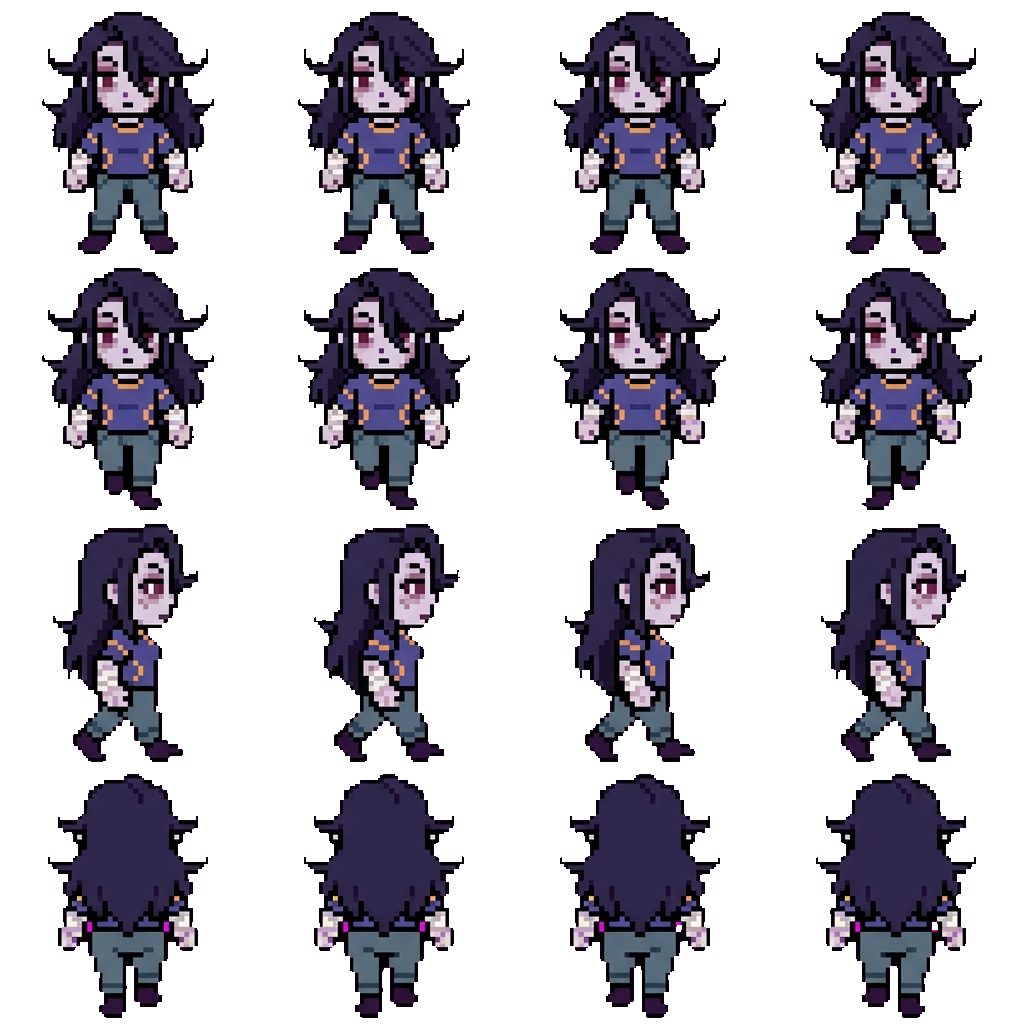 Iris movement sprite