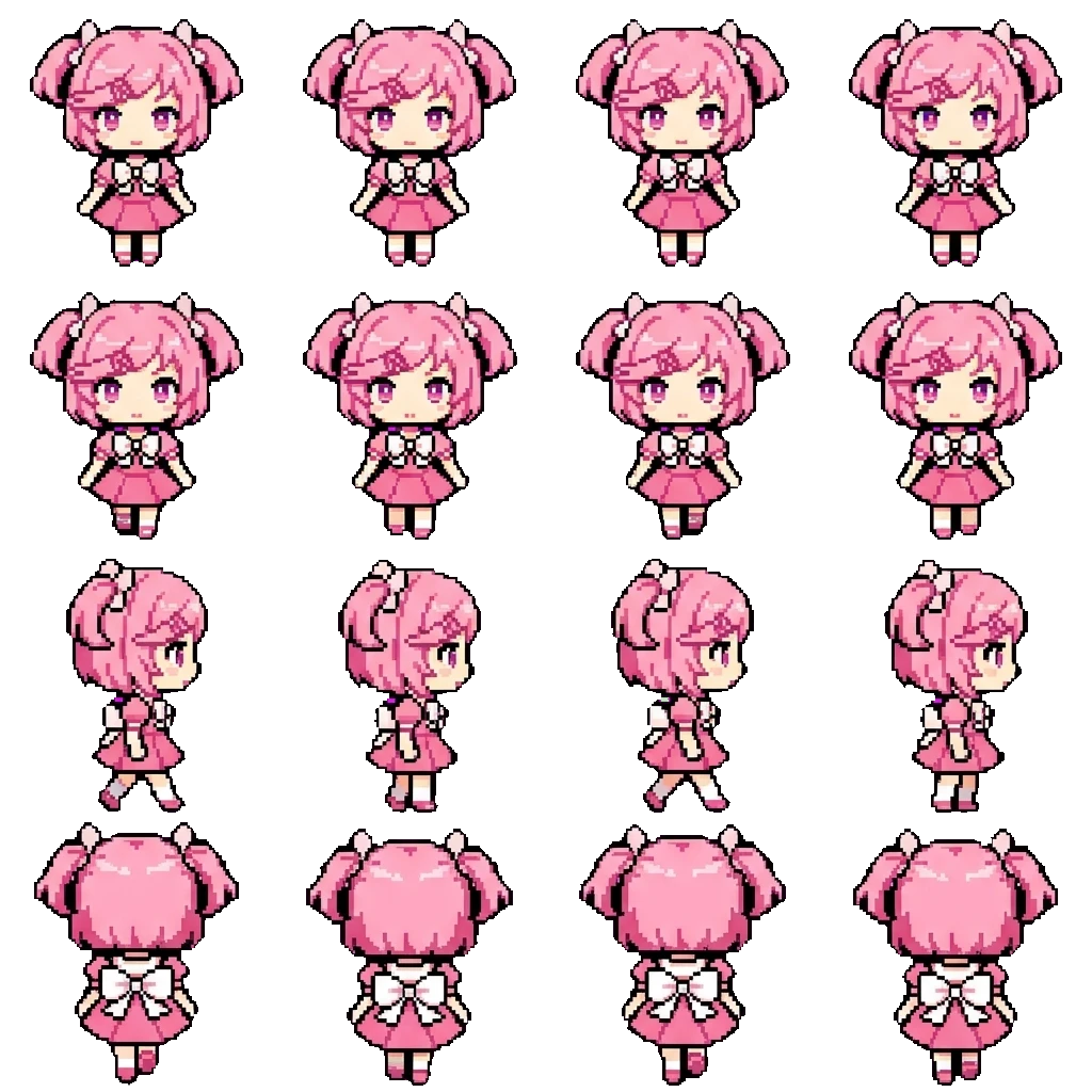 Natsuki movement sprite