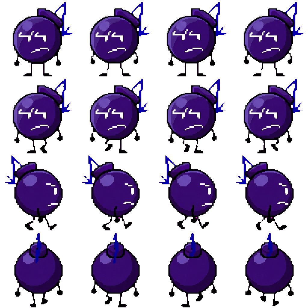 Bomb movement sprite