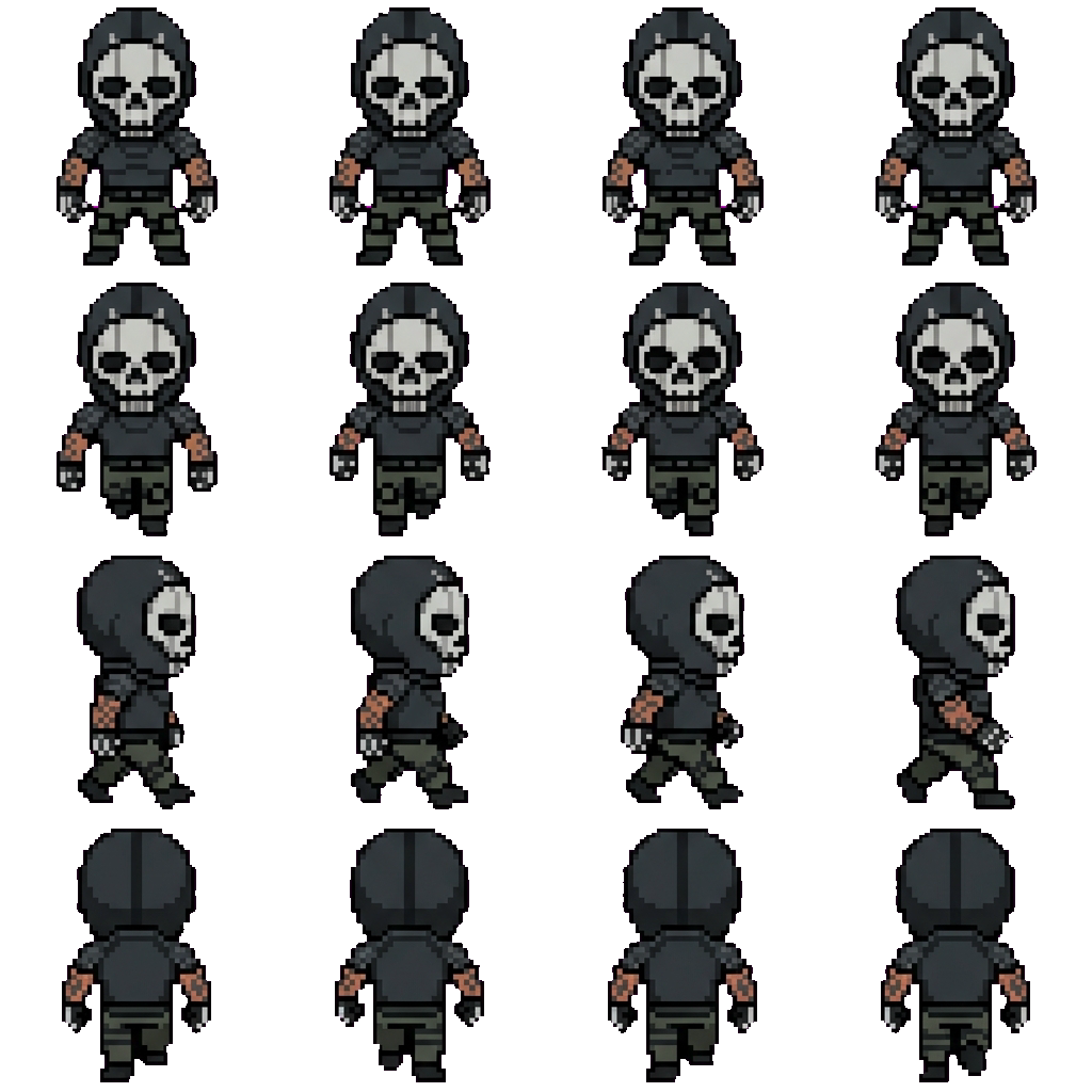 Ghost movement sprite
