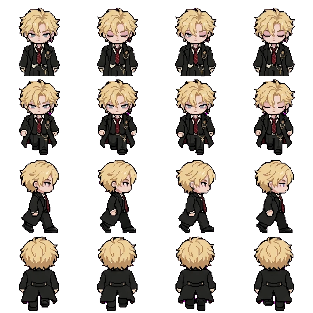 Luciel Beaumont movement sprite