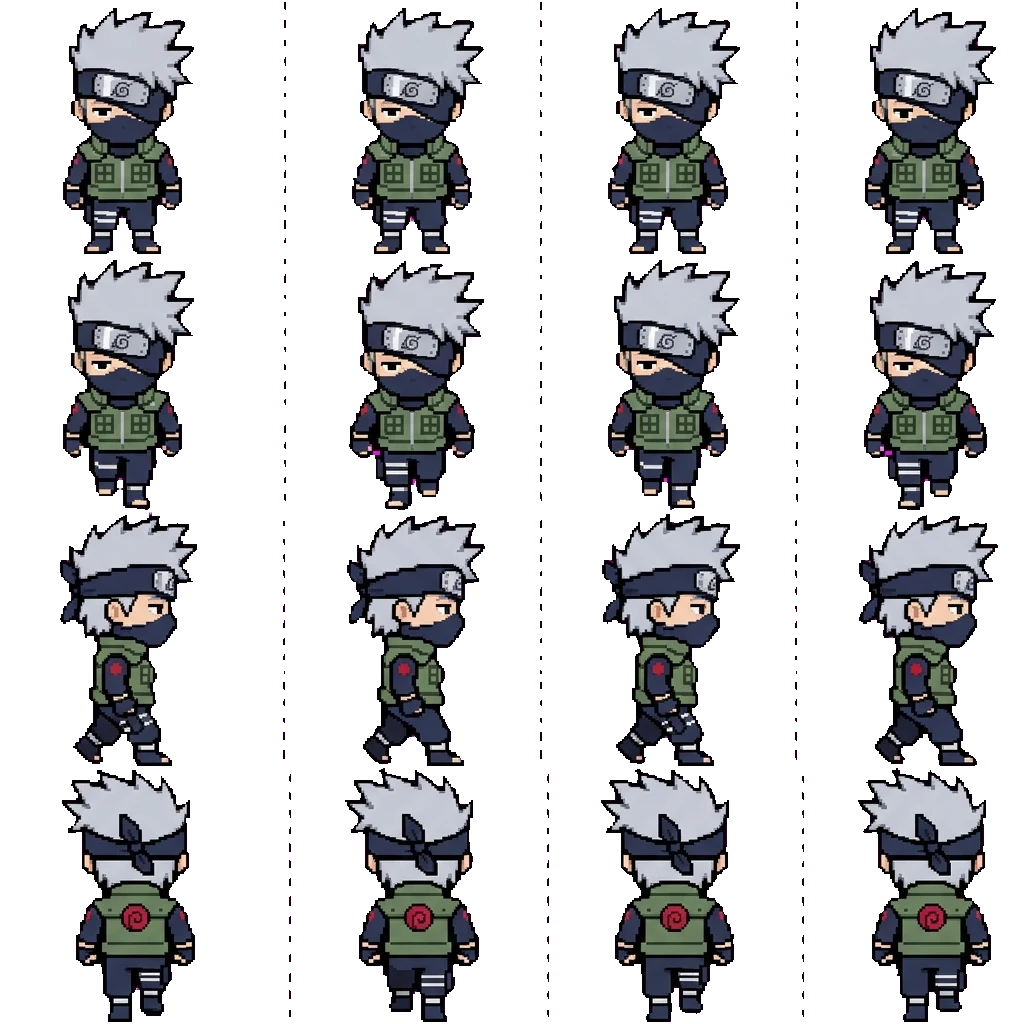 Kakashi Hatake movement sprite
