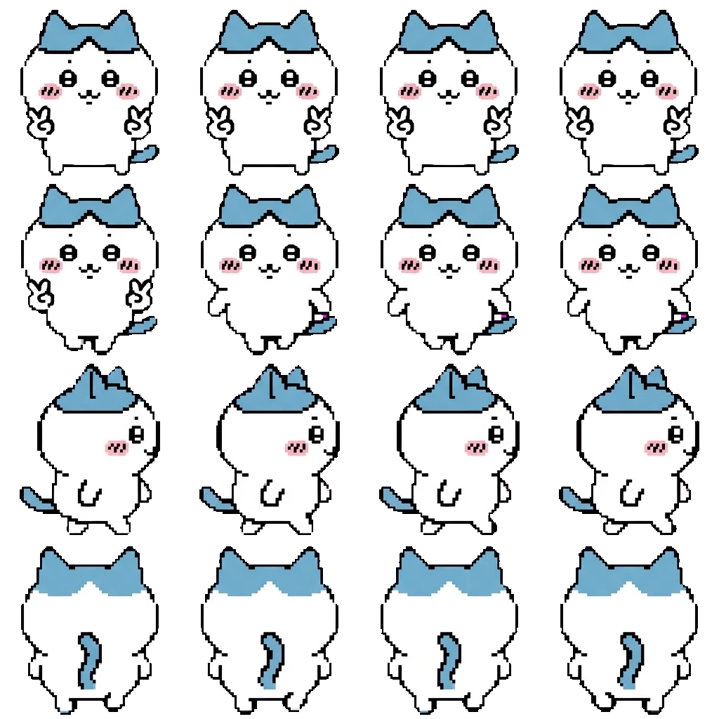Hachiware movement sprite