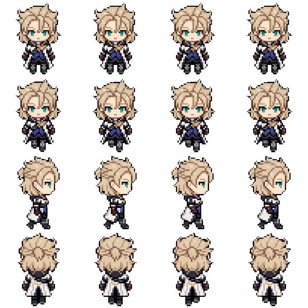 Albedo Kreideprinz movement sprite