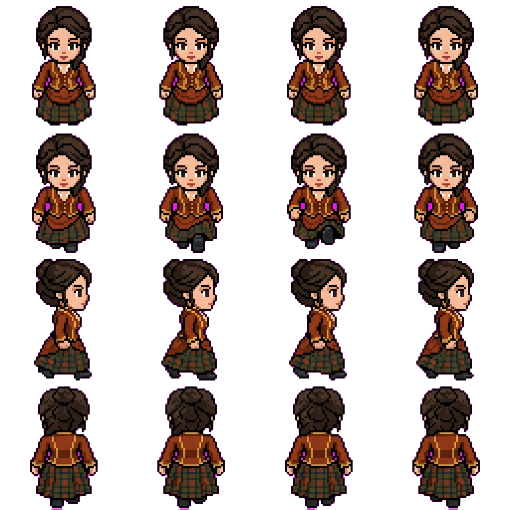 Nina Zenik movement sprite