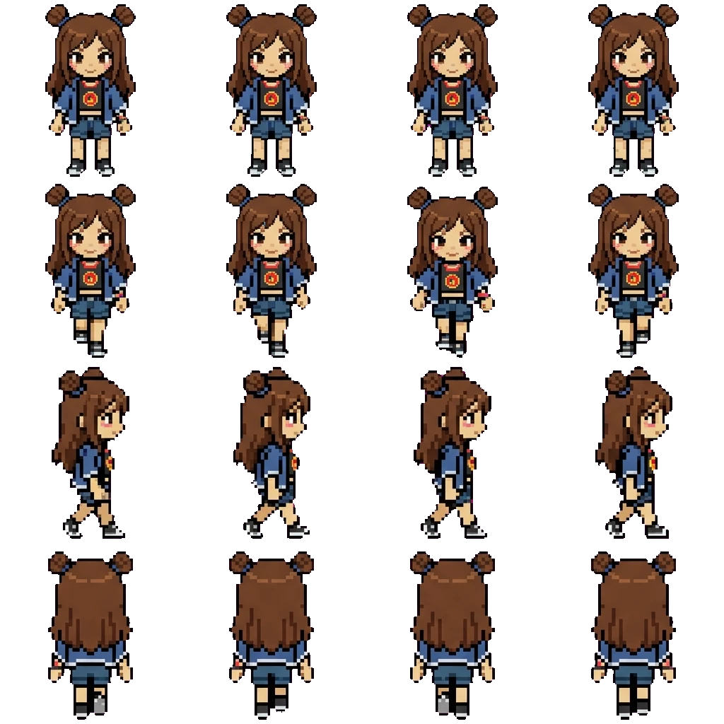 Miya movement sprite