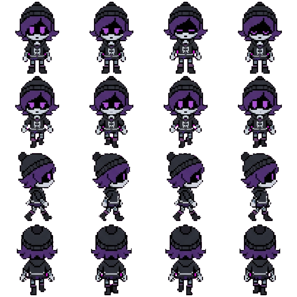 Uzi movement sprite