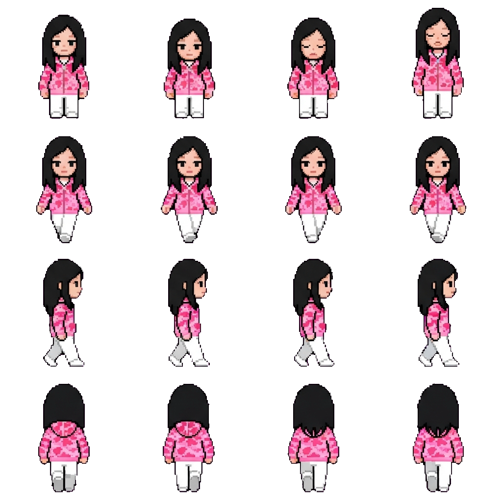 Hanni movement sprite